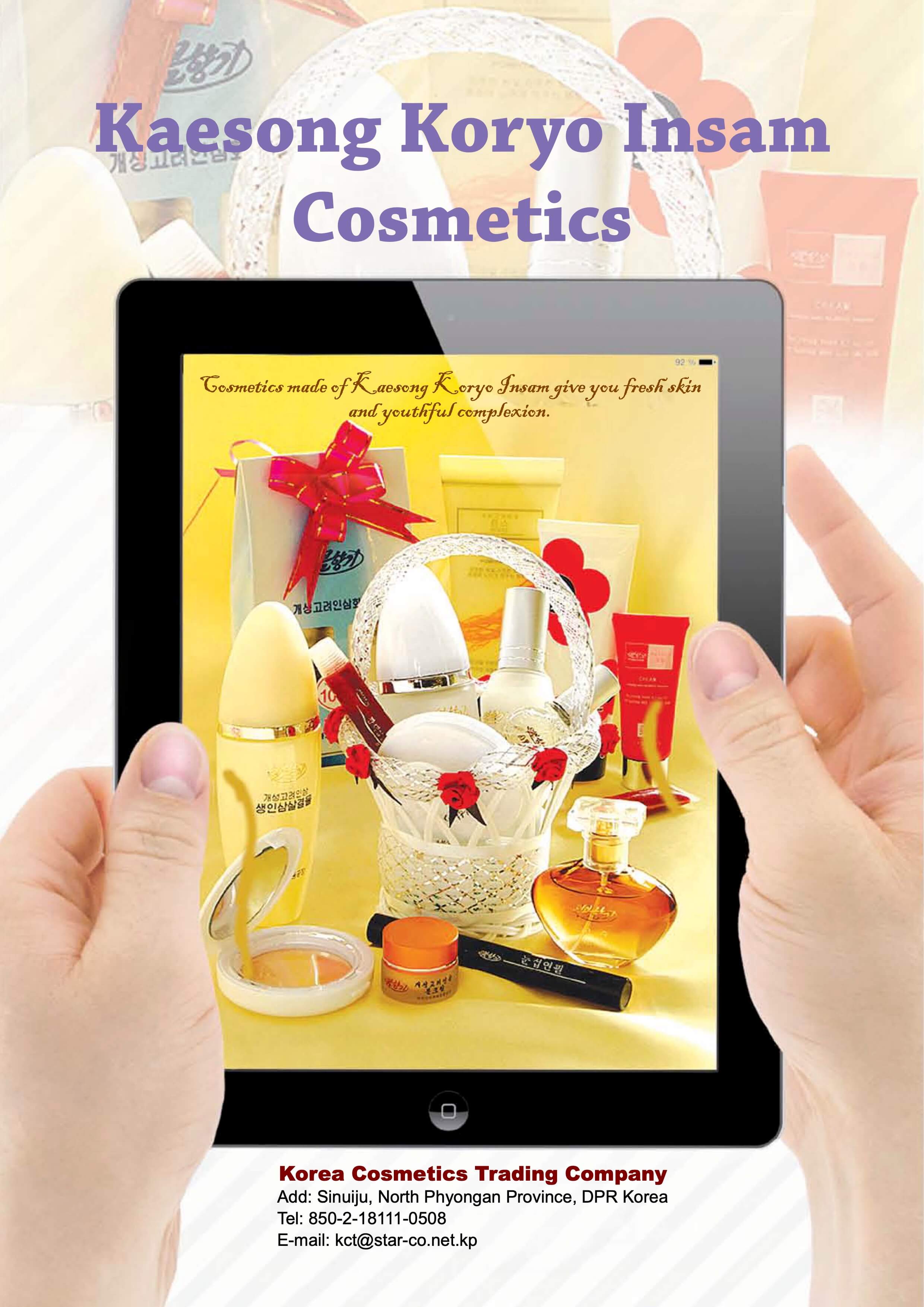 Kaesong Koryo Insam Cosmetics product line
